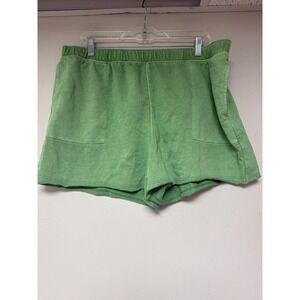 Universal Thread Goods Co Green Sweat Shorts Elastic Waist Pockets Size XXL